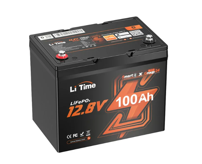 Lithium Battery 100Ah - Batería de litio GROUP24 de 12V