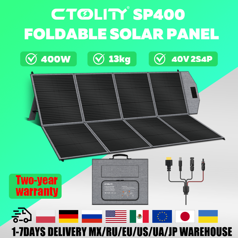 Rv Solar Kit 400W - Panel Solar Portátil CTOLITY 400W SP400
