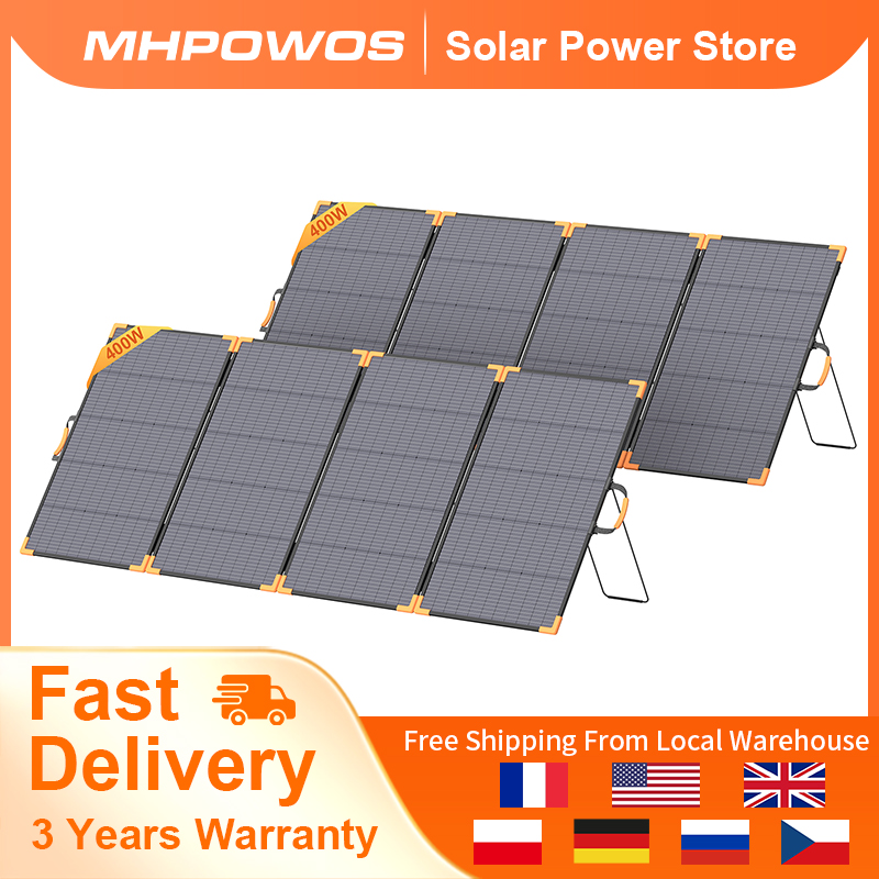 Rv Solar Kit 400W - Panel Solar Portátil Bifacial MHPOWOS de