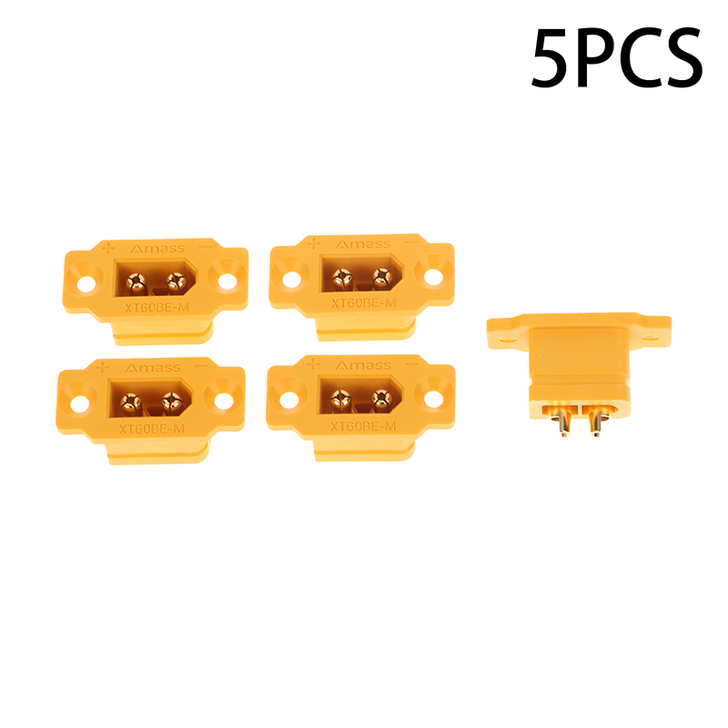 Cable Gland Waterproof - 5 uds negro amarillo XT60BE-M conector
