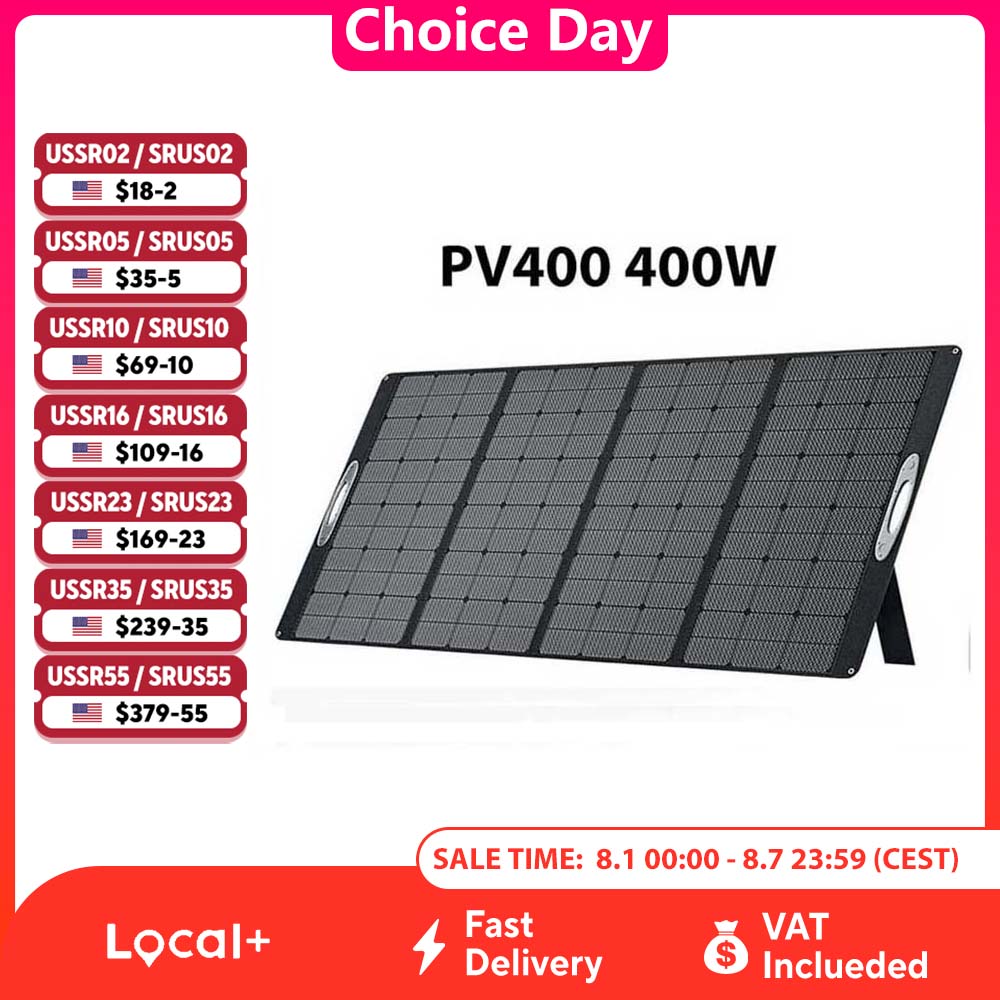 Rv Solar Kit 400W - Panel Solar Portátil OUKITEL PV400 de