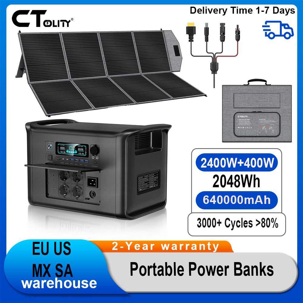 CTOLITY AP2000 2400W 1600W 500 - Rv Solar Kit 400W reseña y precio