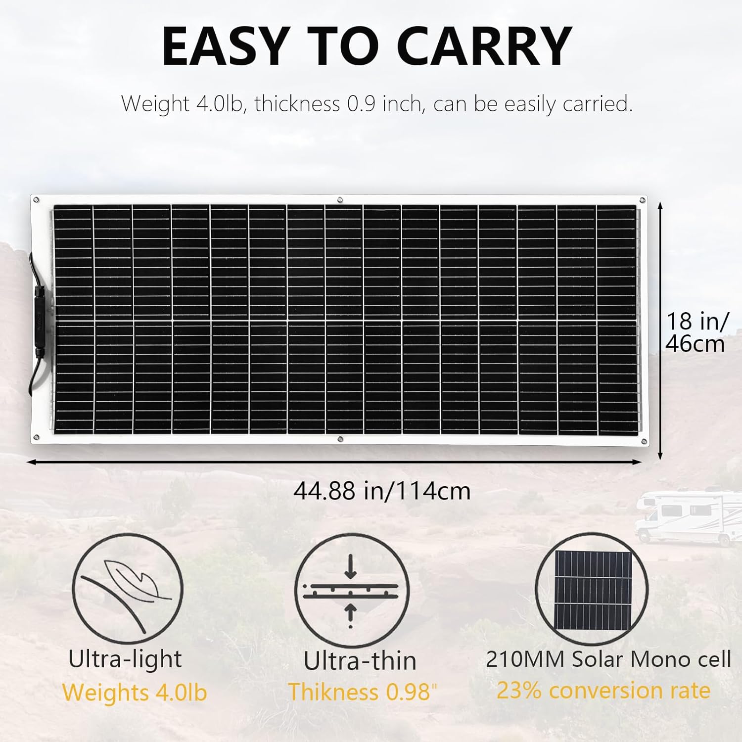 Panel Solar 500W 400W 200W 100 - Rv Solar Kit 400W reseña y precio
