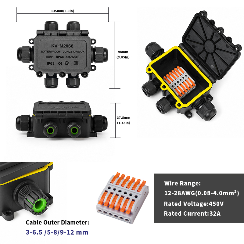 Caja de Conexiones Impermeable - Cable Gland Waterproof reseña y precio