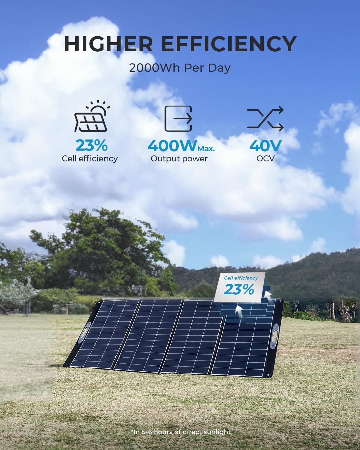 Panel Solar Portátil OUKITEL P - Rv Solar Kit 400W reseña y precio
