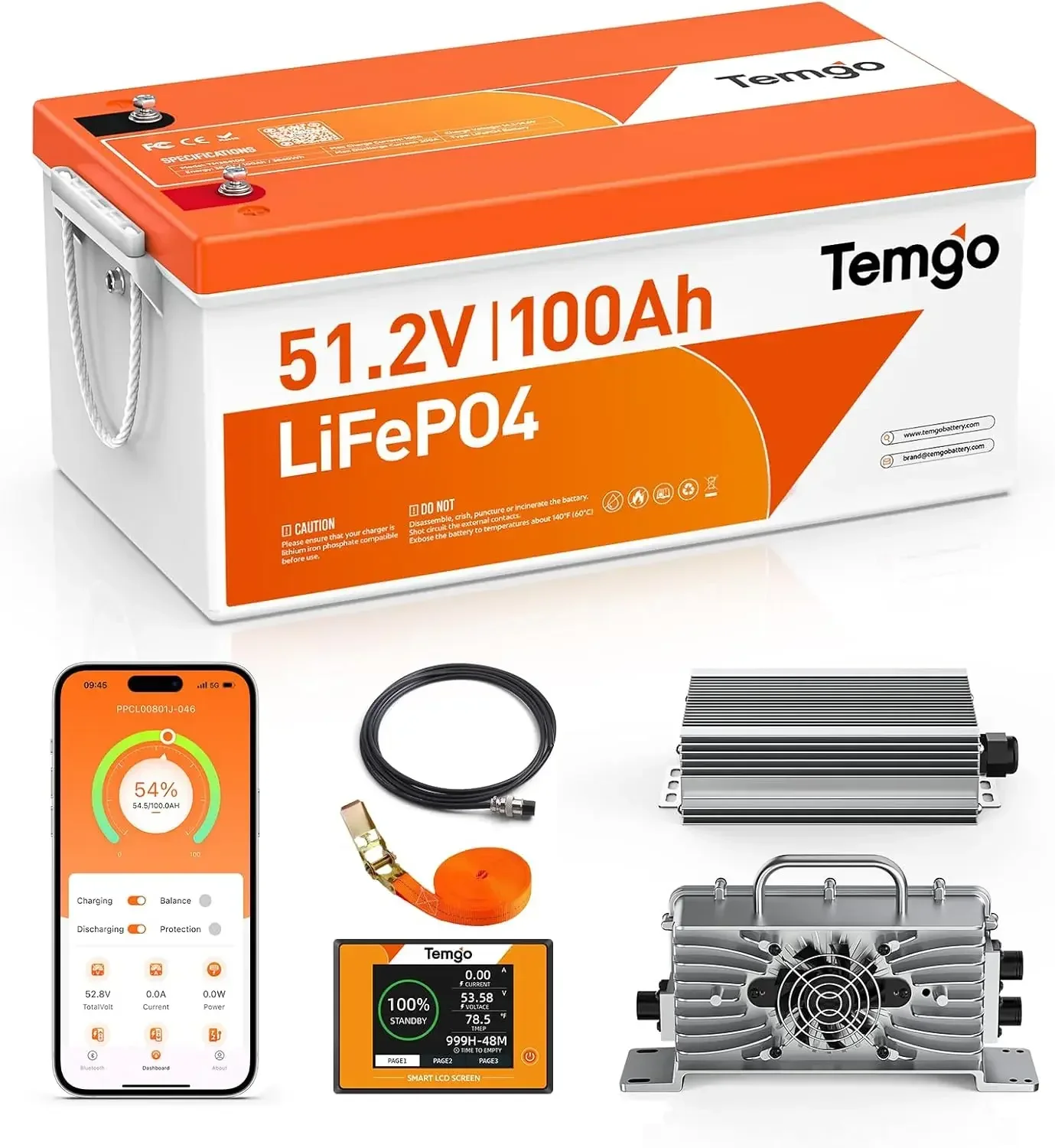 Batería de Litio LiFePO4 de 48 - Lithium Battery 100Ah reseña y precio