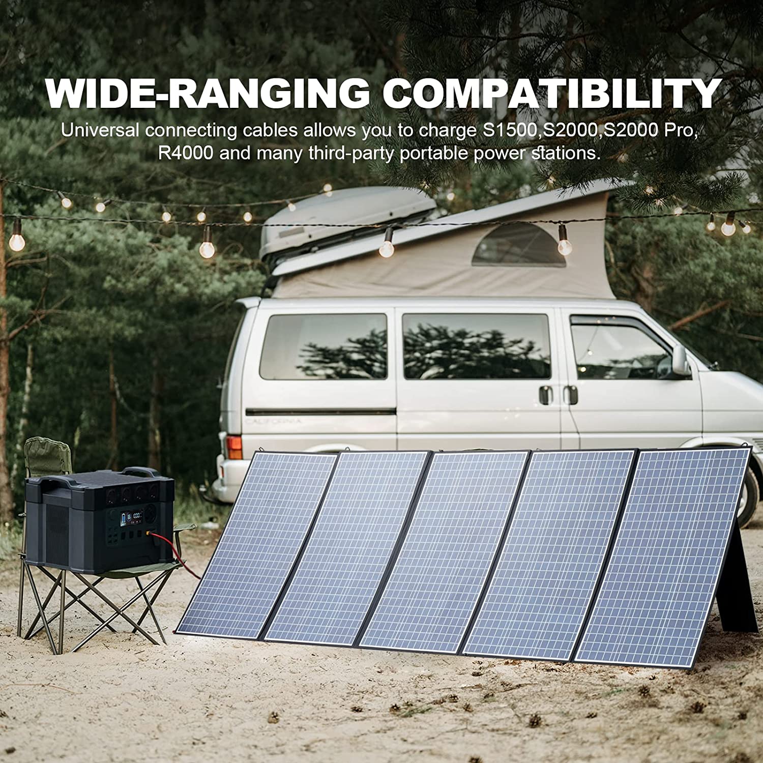 ALLPOWERS Panel solar plegable - Rv Solar Kit 400W reseña y precio