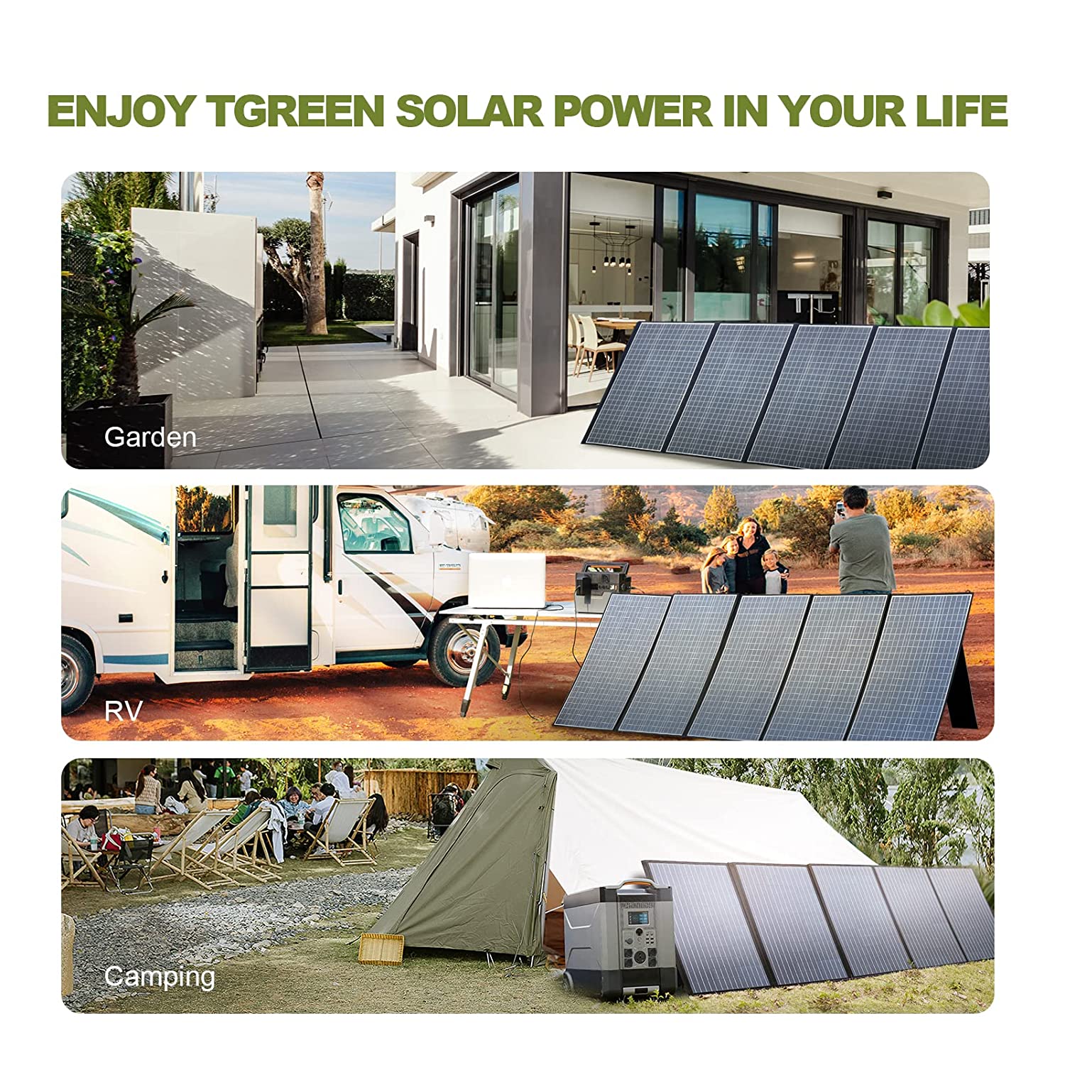 ALLPOWERS Panel solar plegable - Rv Solar Kit 400W reseña y precio